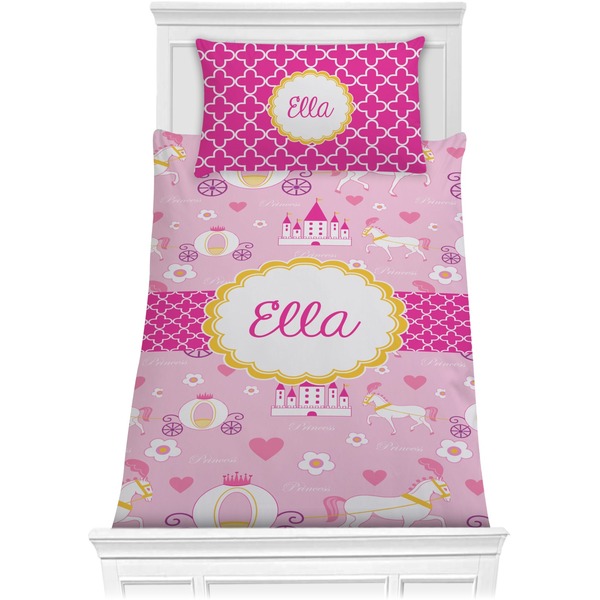 Custom Princess Carriage Comforter Set - Twin (Personalized)