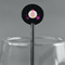 Princess Carriage Black Plastic 5.5" Stir Stick - Round - Main