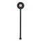 Princess Carriage Black Plastic 5.5" Stir Stick - Round - Single Stick