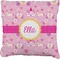 Princess Carriage Burlap Pillow 22"