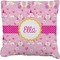 Princess Carriage Burlap Pillow 24"