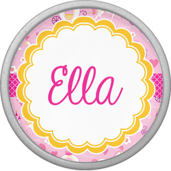 Princess Carriage Cabinet Knob (Silver) (Personalized)
