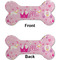 Princess Carriage Ceramic Flat Ornament - Bone Front & Back (APPROVAL)