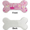 Princess Carriage Ceramic Flat Ornament - Bone Front & Back Single Print (APPROVAL)