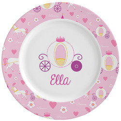 Princess Carriage Ceramic Dinner Plates (Set of 4)