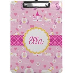 Princess Carriage Clipboard (Letter Size) (Personalized)
