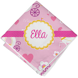 Princess Carriage Cloth Cocktail Napkin - Single w/ Name or Text