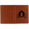 Princess Carriage Cognac Leather Passport Holder Outside Single Sided - Apvl