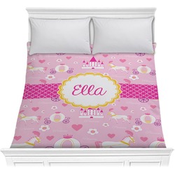 Princess Carriage Comforter - Full / Queen (Personalized)
