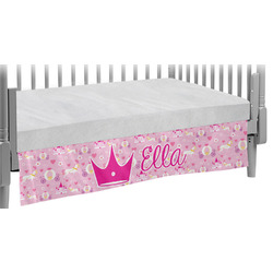 Princess Carriage Crib Skirt w/ Name or Text