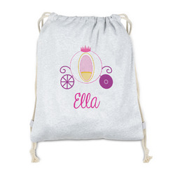 Princess Carriage Drawstring Backpack - Sweatshirt Fleece