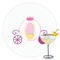 Princess Carriage Drink Topper - XLarge - Single with Drink