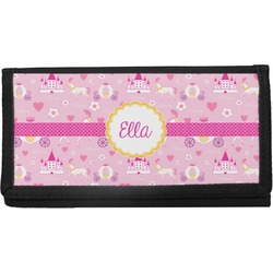 Princess Carriage Canvas Checkbook Cover (Personalized)