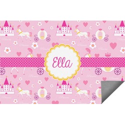 Princess Carriage Indoor / Outdoor Rug - 8'x10' (Personalized)