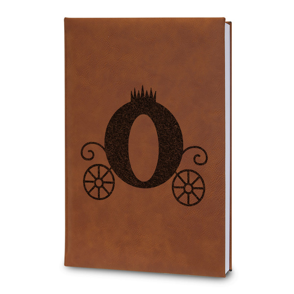 Custom Princess Carriage Leatherette Journal - Large - Double Sided (Personalized)