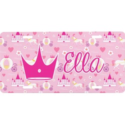 Princess Carriage Front License Plate (Personalized)