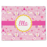 Princess Carriage Single-Sided Linen Placemat - Single w/ Name or Text