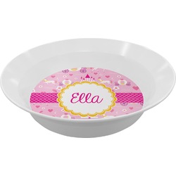 Princess Carriage Melamine Bowl (Personalized)