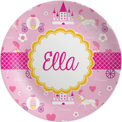 Princess Carriage Melamine Plate (Personalized)