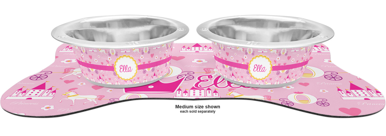 Princess Carriage Design Custom Plastic Dog Bowl