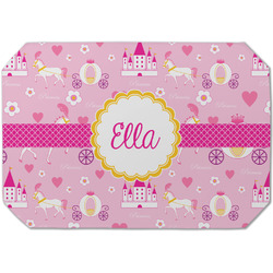 Princess Carriage Dining Table Mat - Octagon (Single-Sided) w/ Name or Text