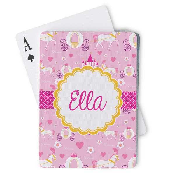 Custom Princess Carriage Playing Cards (Personalized)