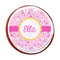 Princess Carriage Printed Icing Circle - Medium - On Cookie