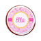 Princess Carriage Printed Icing Circle - Small - On Cookie