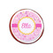 Princess Carriage Printed Icing Circle - XSmall - On Cookie
