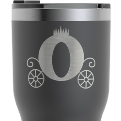 Princess Carriage RTIC Tumbler - Black - Engraved Front