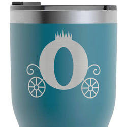 Princess Carriage RTIC Tumbler - Dark Teal - Laser Engraved - Double-Sided (Personalized)
