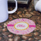 Princess Carriage Round Paper Coaster - Front