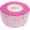 Princess Carriage Round Pouf Ottoman (Bottom)