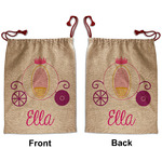 Princess Carriage Santa Sack - Front & Back