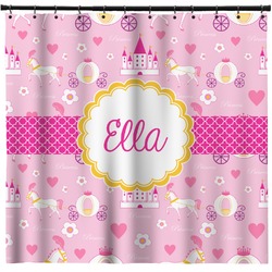 Princess Carriage Shower Curtain - 71" x 74" (Personalized)