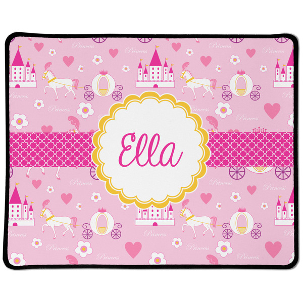 Custom Princess Carriage Large Gaming Mouse Pad - 12.5" x 10" (Personalized)