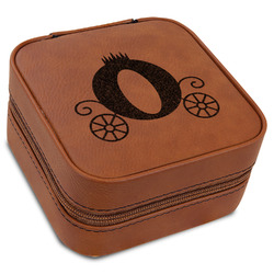Princess Carriage Travel Jewelry Box - Leather