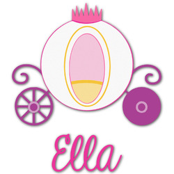 Princess Carriage Graphic Decal - Small (Personalized)