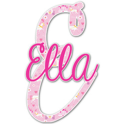 Princess Carriage Name & Initial Decal - Up to 9"x9" (Personalized)