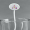 Princess Carriage White Plastic 7" Stir Stick - Oval - Main