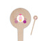 Princess Carriage Wooden 4" Food Pick - Round - Closeup