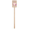 Princess Carriage Wooden 6.25" Stir Stick - Rectangular - Single Stick