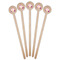 Princess Carriage Wooden 7.5" Stir Stick - Round - Fan View