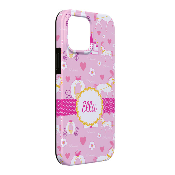 Custom Princess Carriage iPhone Case - Rubber Lined - iPhone 13 Pro Max (Personalized)