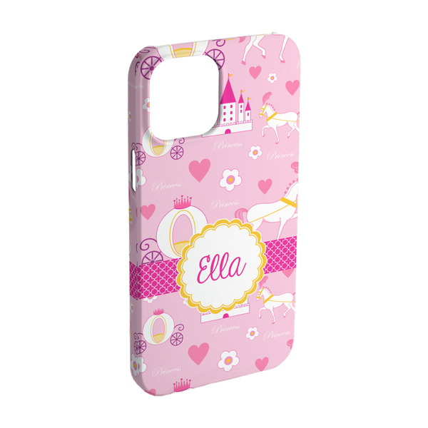 Custom Princess Carriage iPhone Case - Plastic - iPhone 15 Pro (Personalized)