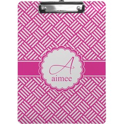 Square Weave Clipboard (Letter Size) (Personalized)