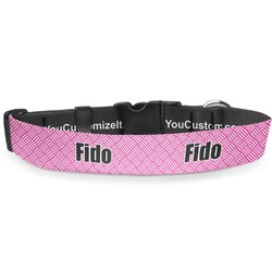 Square Weave Deluxe Dog Collar - Toy (6" to 8.5") (Personalized)
