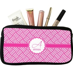Square Weave Makeup / Cosmetic Bag (Personalized)