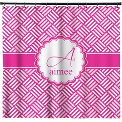 Square Weave Shower Curtain (Personalized)