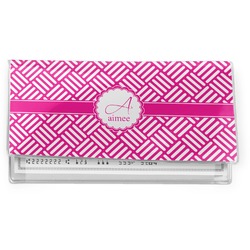 Square Weave Vinyl Checkbook Cover (Personalized)